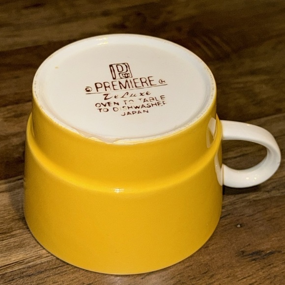 premiere deLuxe oven to table to dishwasher JAPAN tea/coffee cup/mug VTG - Picture 6 of 10